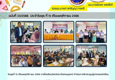 ประชุมผู้ปกครองนักเรียนภาคเรียนที่ 2 ปีการศึกษา 2566